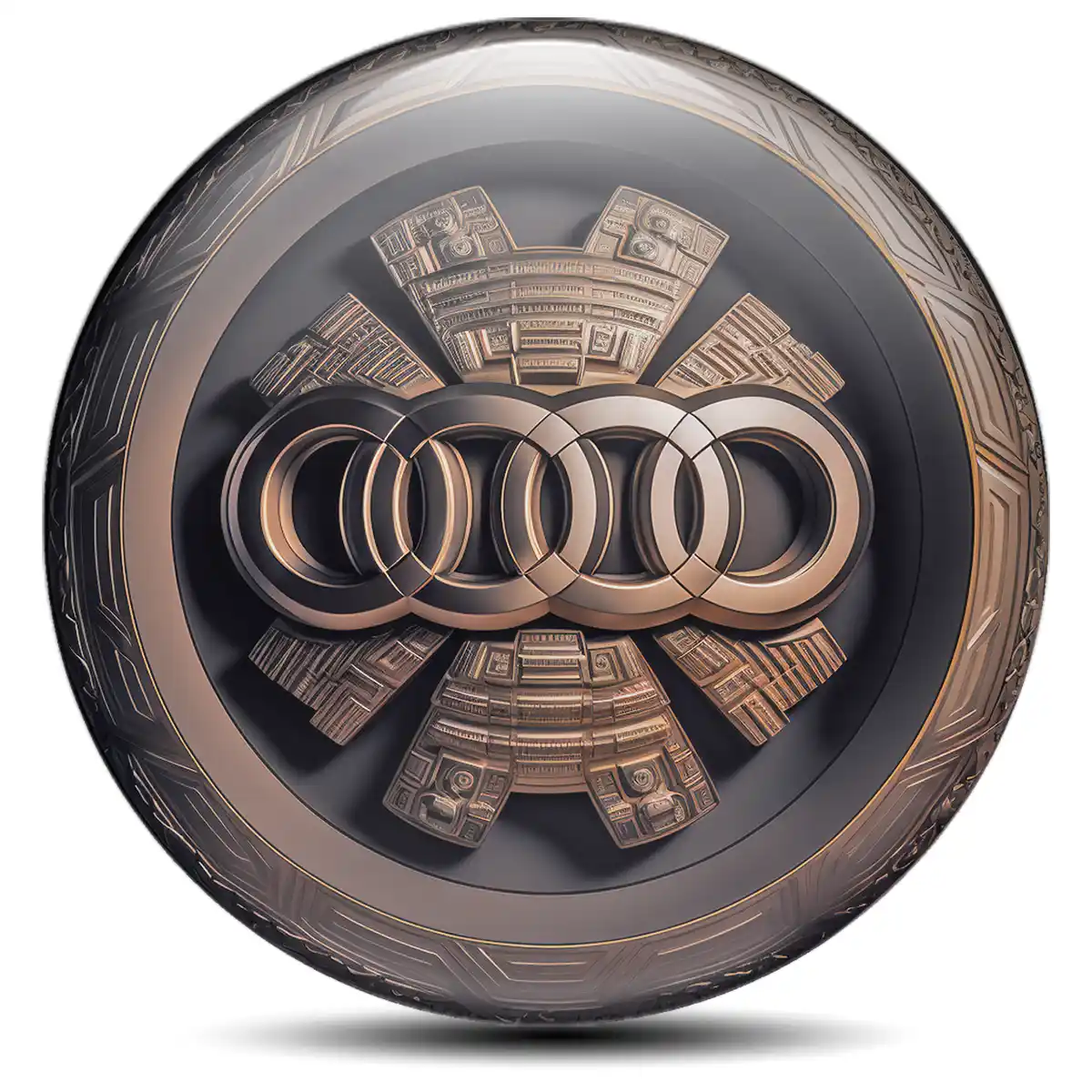 Audi Badge Emblems Center Cap Premium Edition