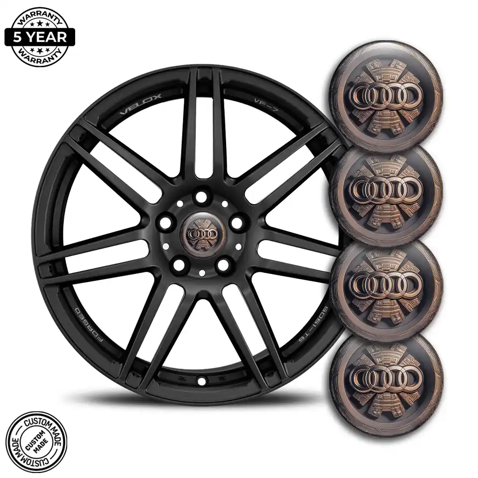 Audi Badge Emblems Center Cap Premium Edition