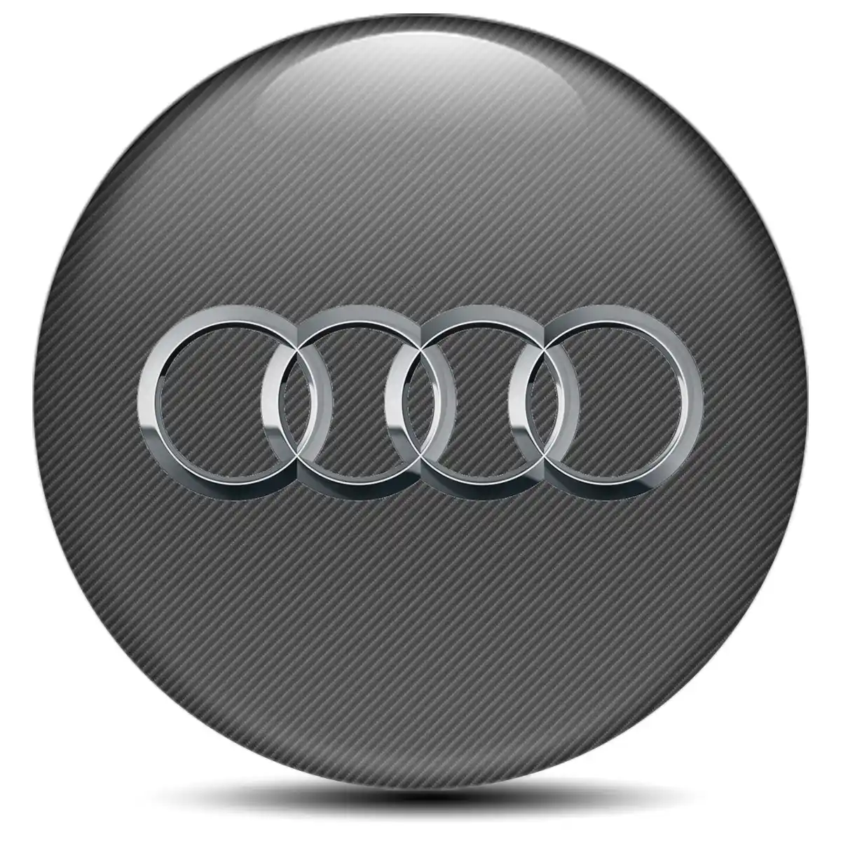 Audi Badge Emblems Center Cap Premium Resin