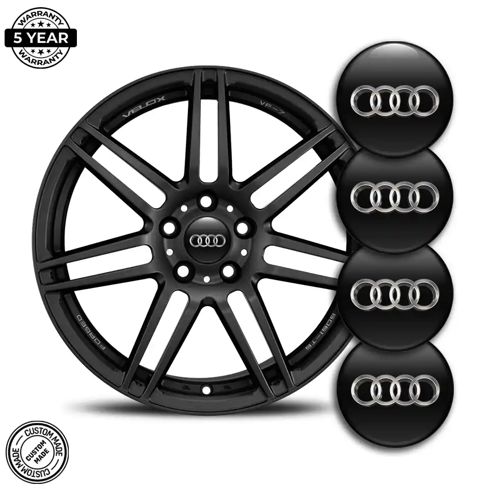 Audi Domed Emblem Self-Adhesive Exterior Design