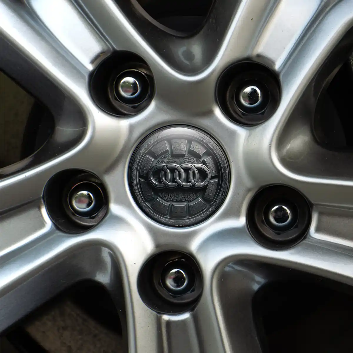 Audi Domed Emblem Self-Adhesive Tuning Car