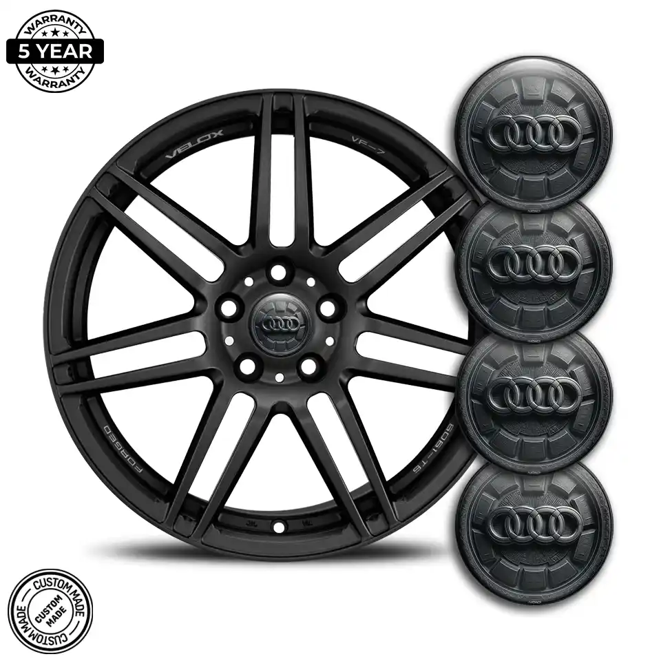Audi Domed Emblem Self-Adhesive Tuning Car