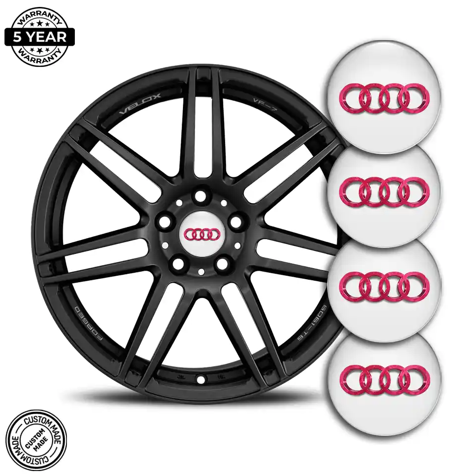 Audi Domed Emblem Tuning Car