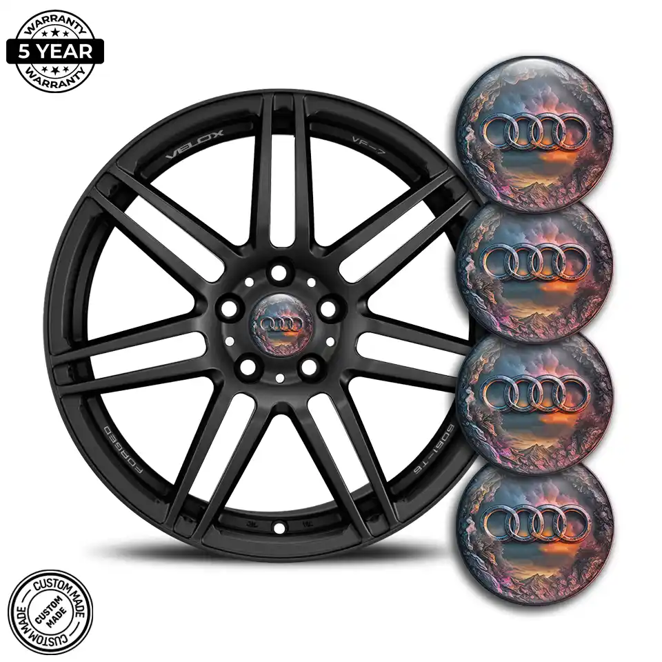 Audi Domed Sticker Branded Edition