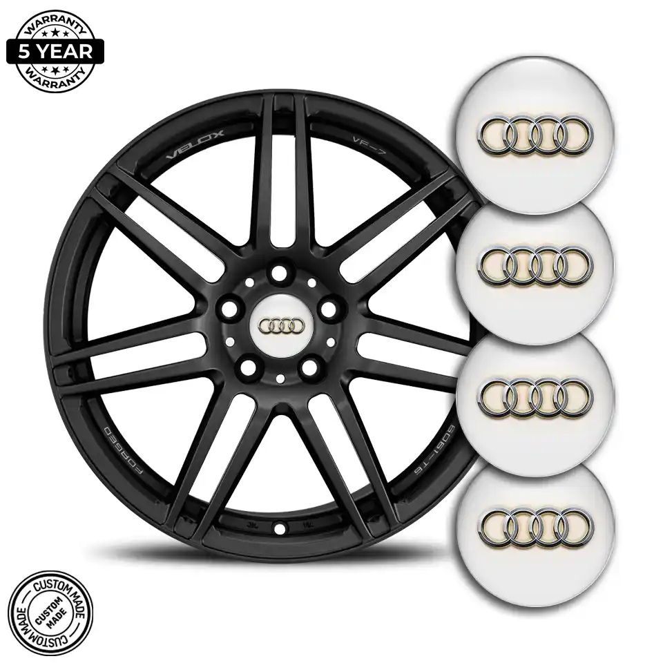 Audi Domed Sticker Premium Quality