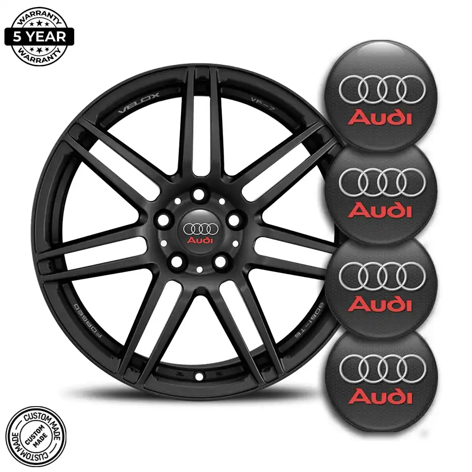 Audi Domed Sticker Premium Resin