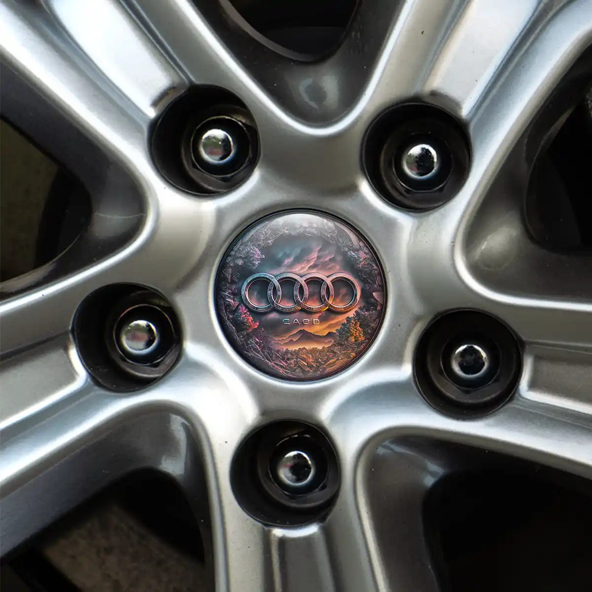 Audi Domed Sticker Vortex Limited