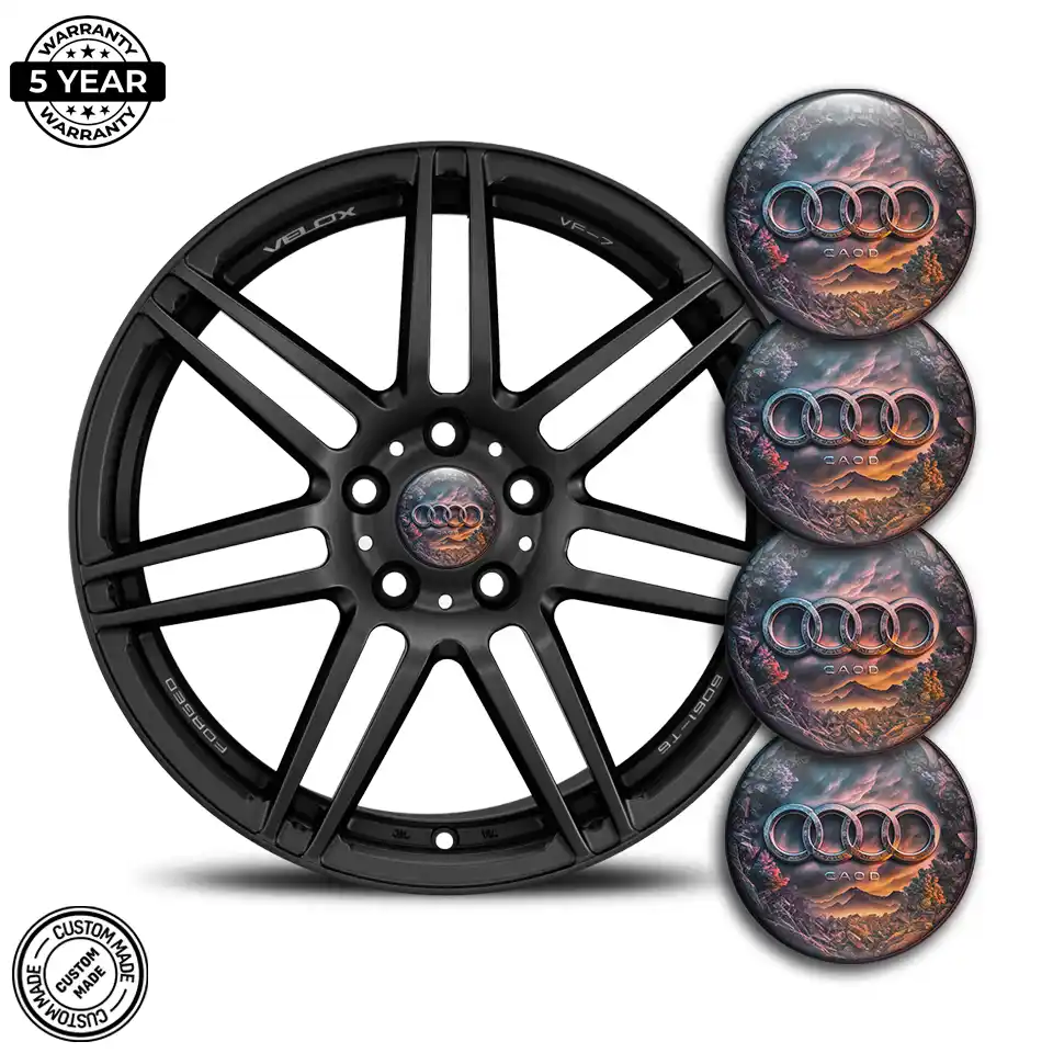 Audi Domed Sticker Vortex Limited