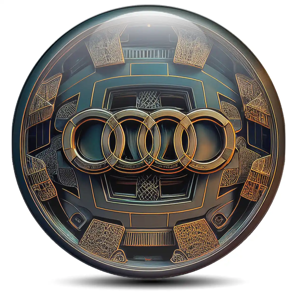 Audi Emblem Badge Exterior Design