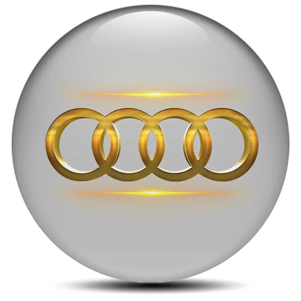 Audi Emblem Badge Self-Adhesive Branded Edition