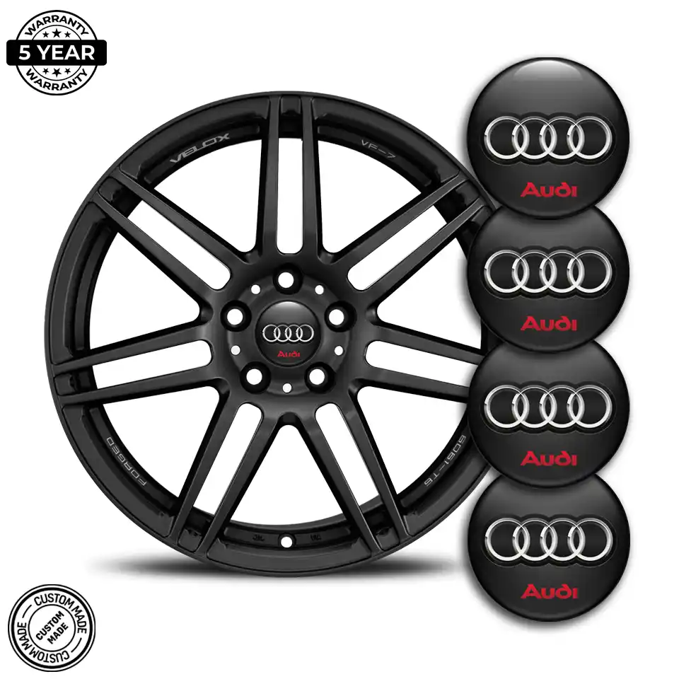 Audi Emblem Badge Self-Adhesive Premium Edition