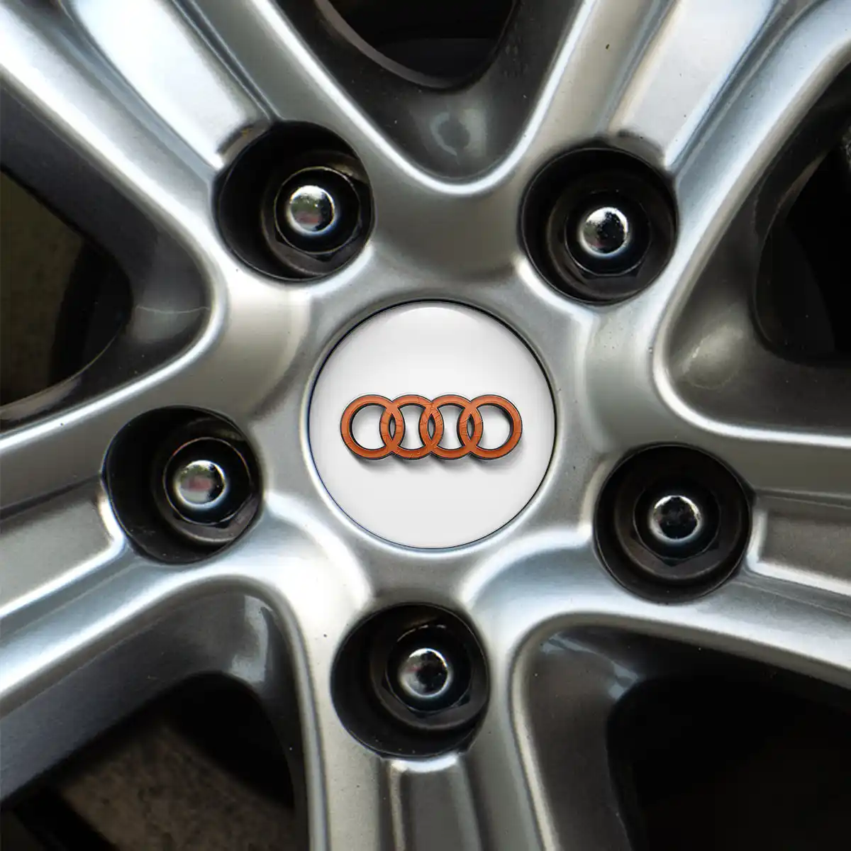 Audi Emblem Badge Self-Adhesive Tuning Car