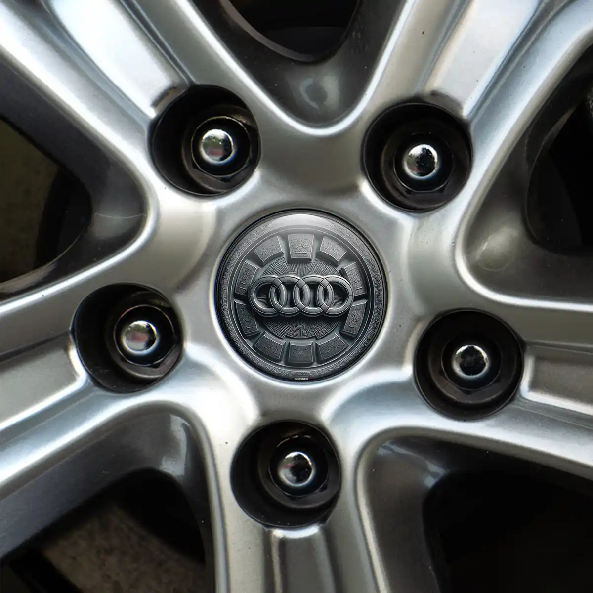Audi Emblem Center Hub Cap Self-Adhesive Stylish Design