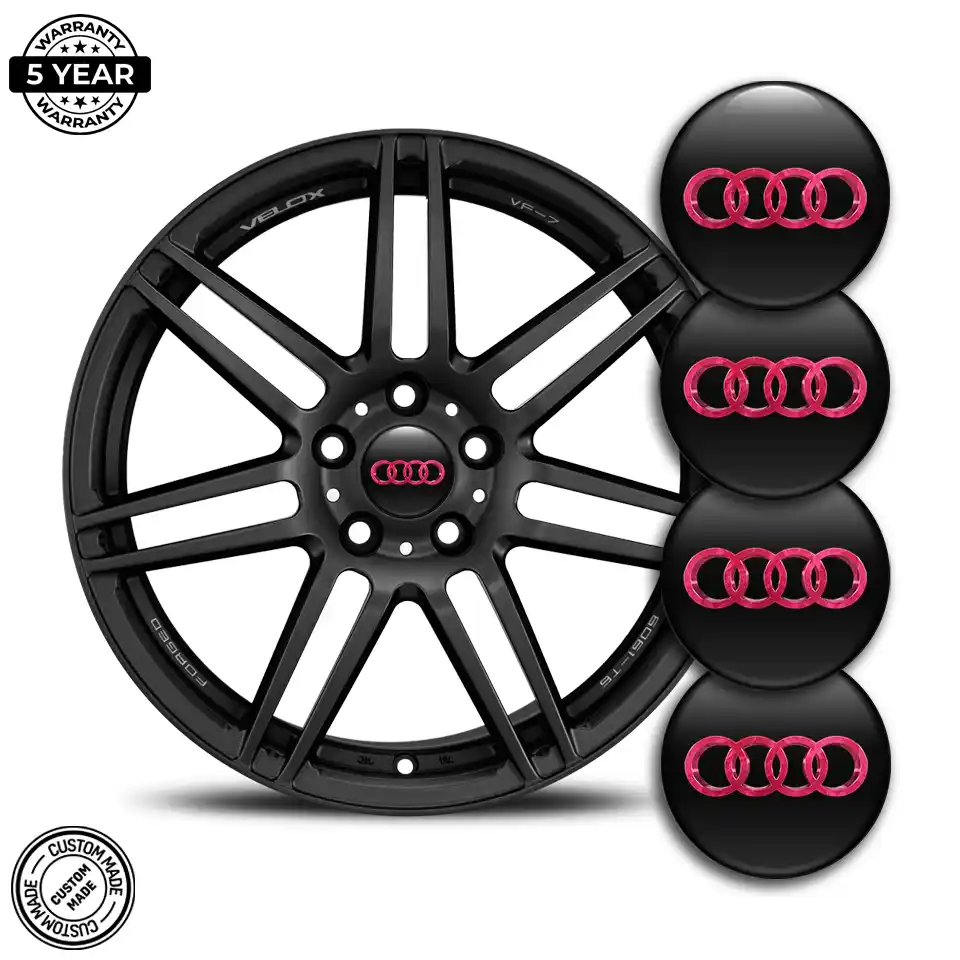 Audi Emblem Epoxy Self-Adhesive Interior Design