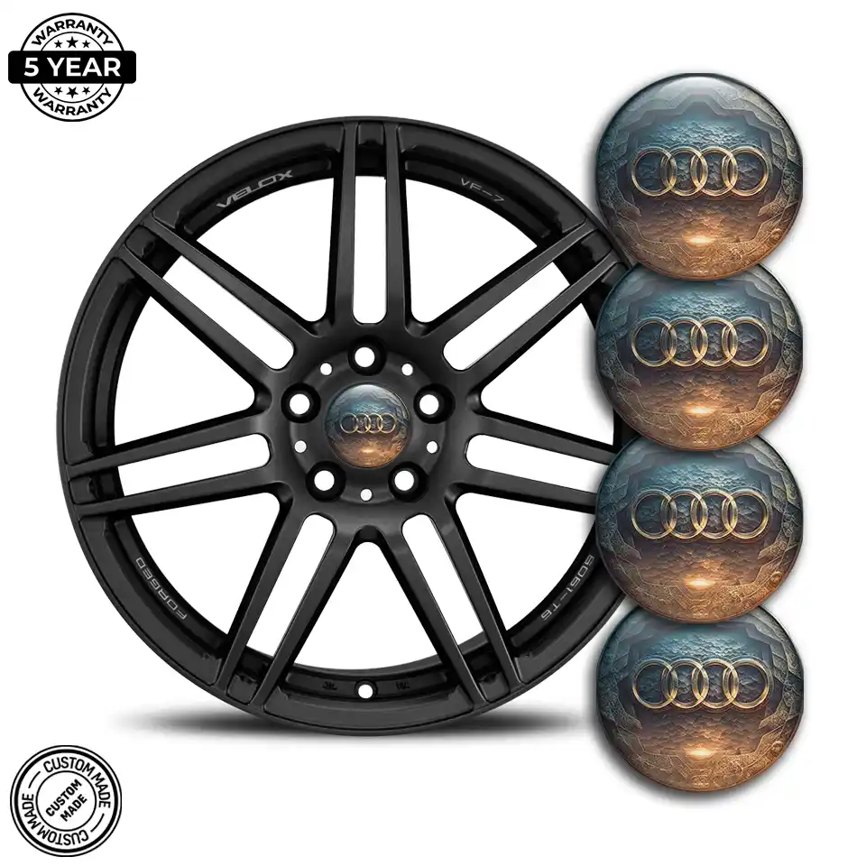 Audi Emblem Epoxy Self-Adhesive Luxury Edition