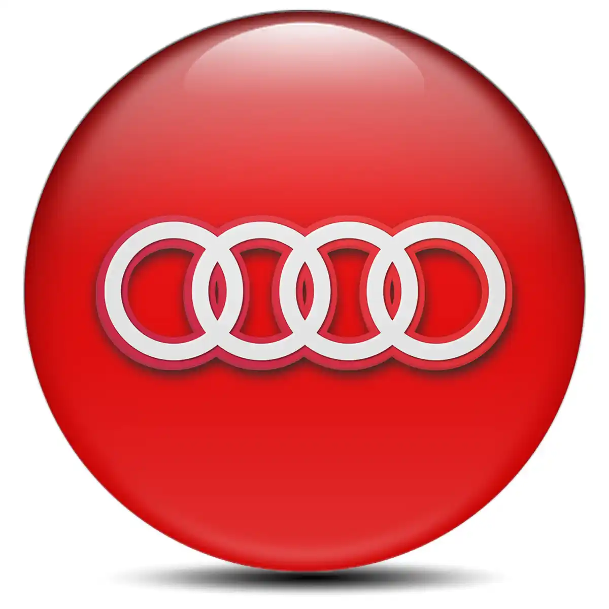 Audi Emblem Epoxy Self-Adhesive Stylish Design
