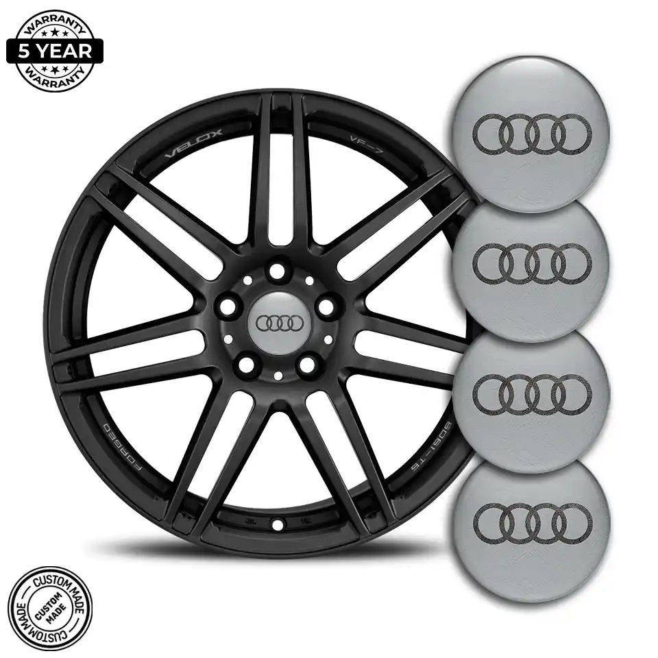 Audi Emblem Wheel Center Caps Exterior Design