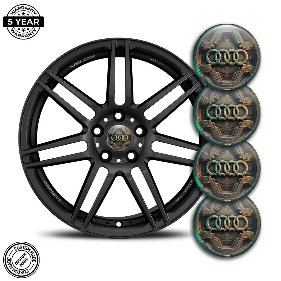 Audi Emblem Wheel Center Caps High Quality