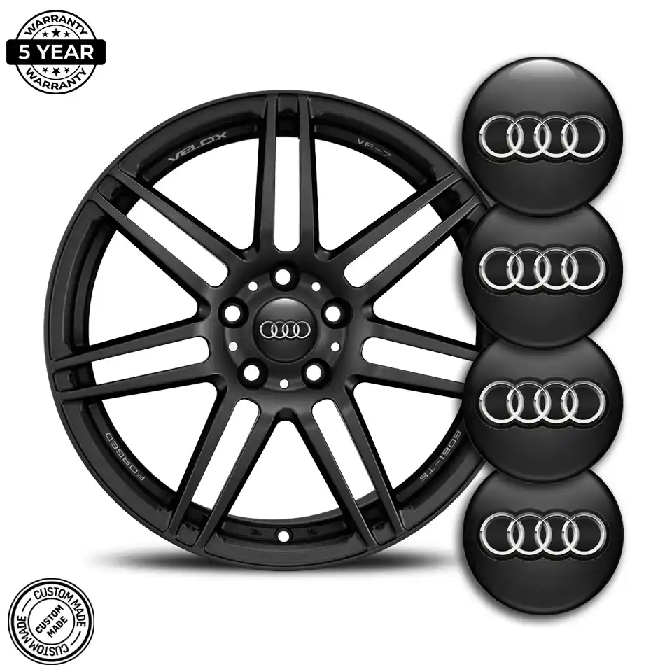 Audi Emblem Wheel Center Caps Sport X