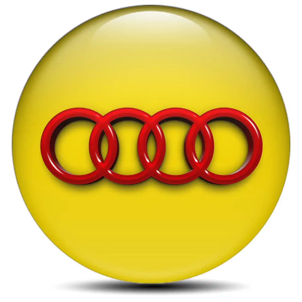 Audi Emblem Wheel Center Caps Tuning Car