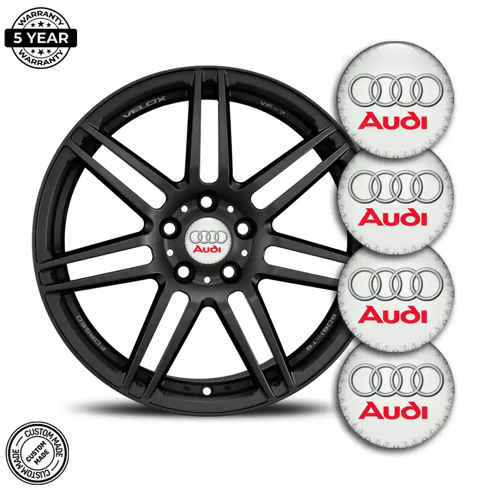 Audi Epoxy Sticker Premium Resin