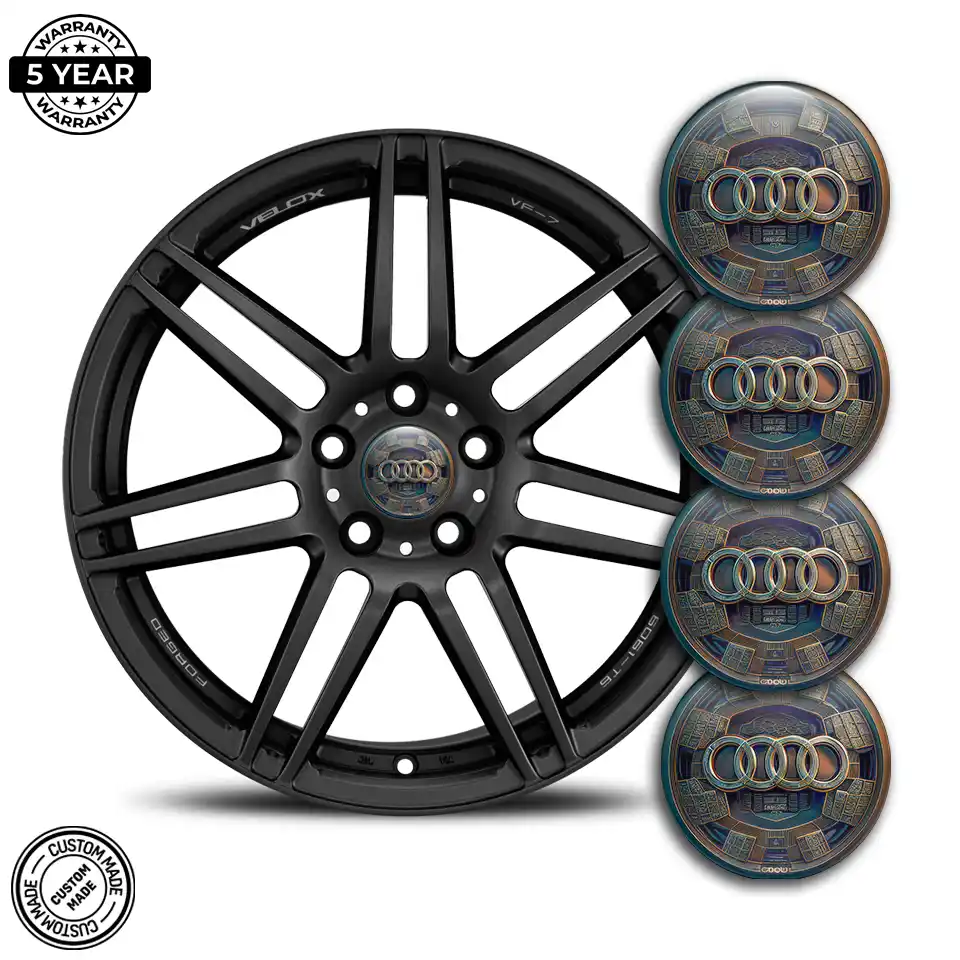 Audi Logo Emblem Self-Adhesive High Quality