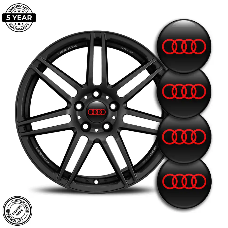 Audi Logo Emblem Self-Adhesive Interior Design