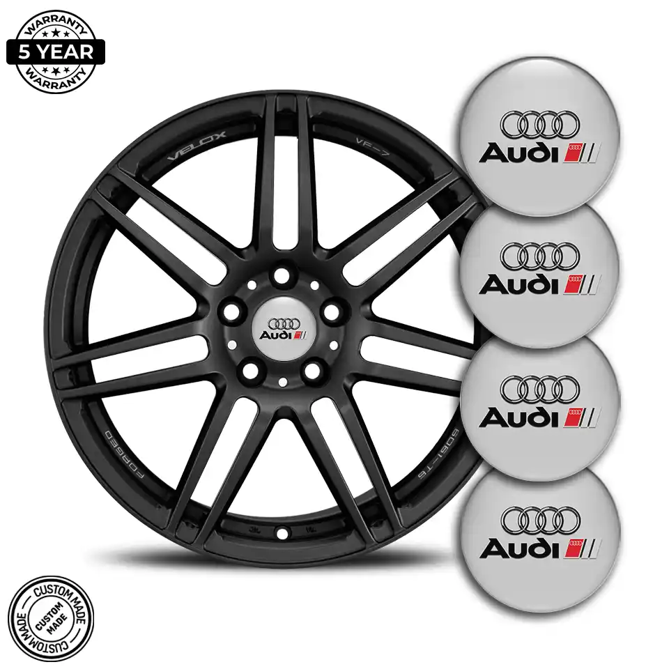 Audi Logo Emblem Self-Adhesive Stylish Design