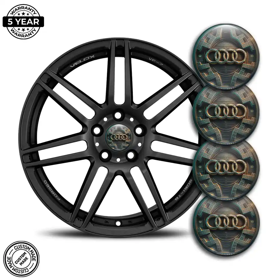 Audi Logo Emblem Self-Adhesive Vortex Limited