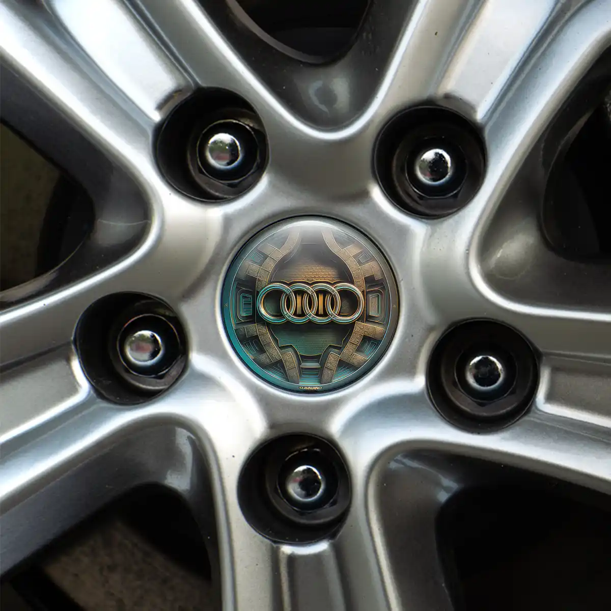 Audi Logo Emblem Stylish Design