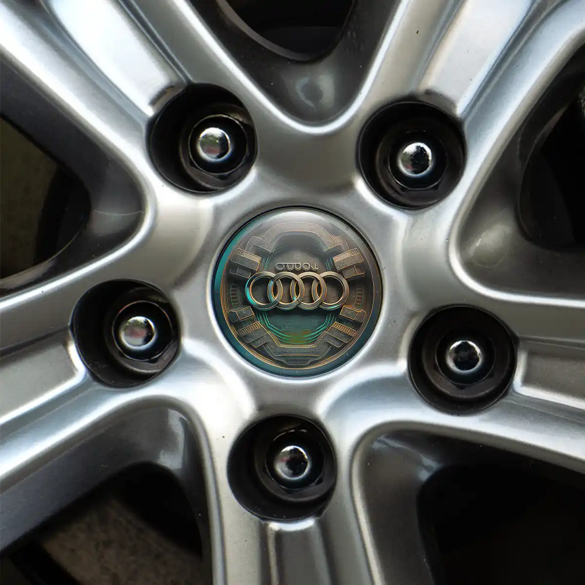 Audi Logo Silicone Badge Branded Edition