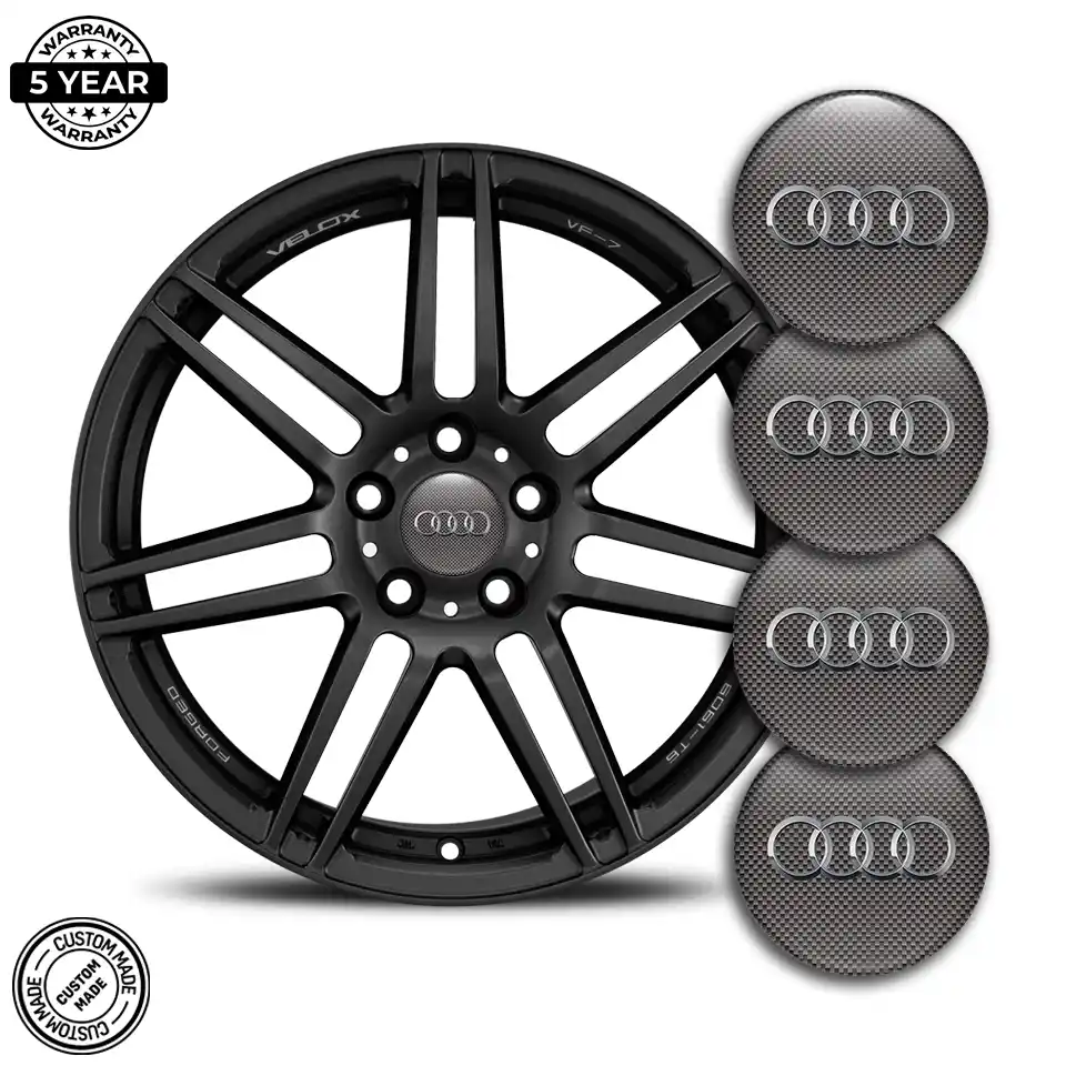 Audi Logo Silicone Badge Premium Edition