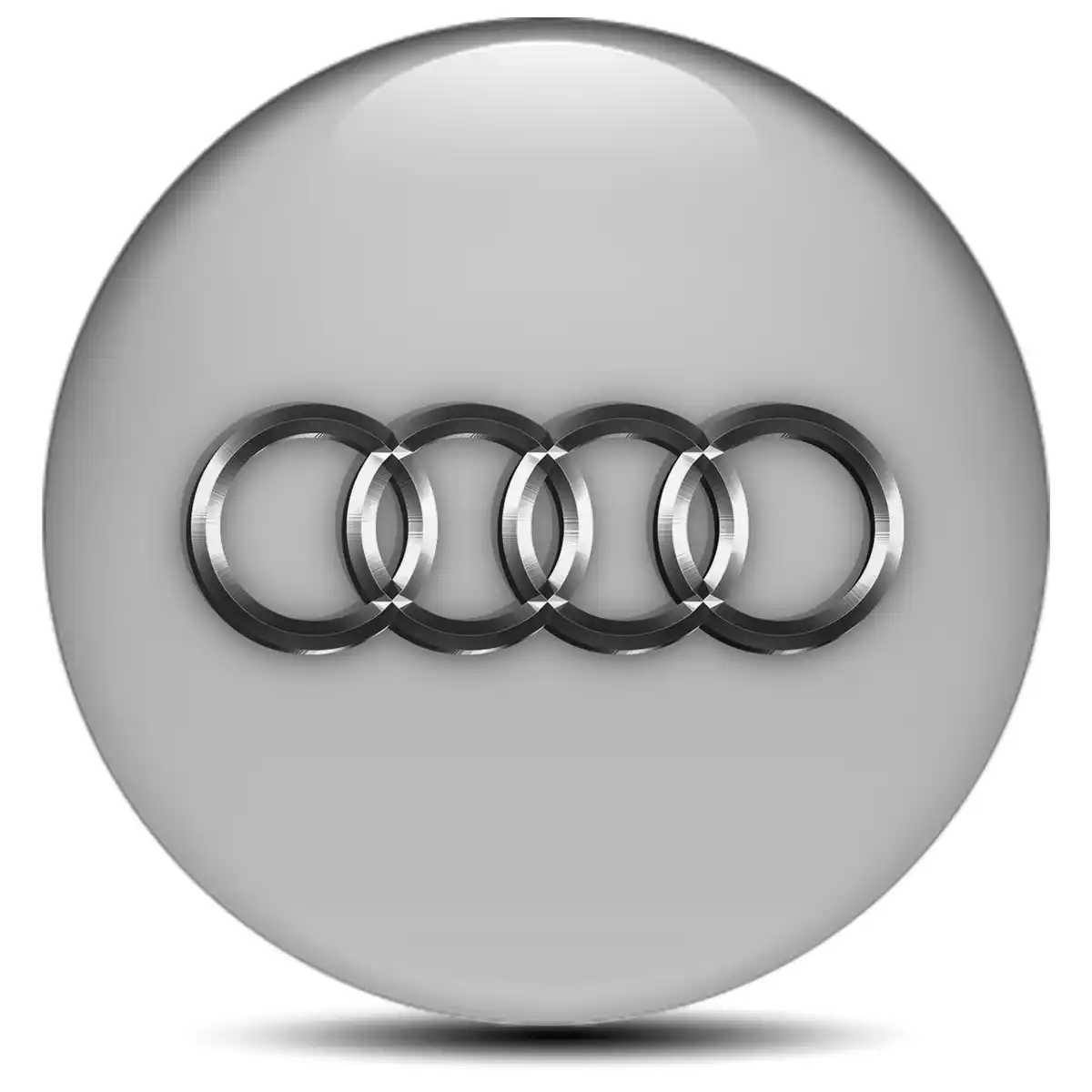 Audi Logo Silicone Badge Self-Adhesive Branded Edition
