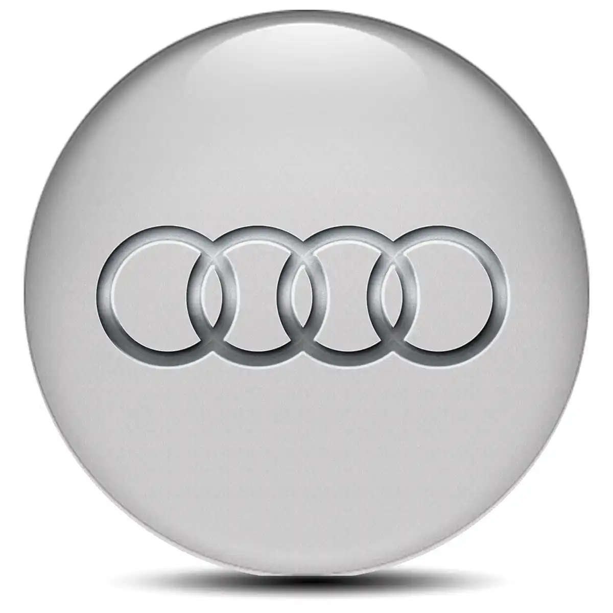 Audi Logo Silicone Badge Self-Adhesive Luxury Edition