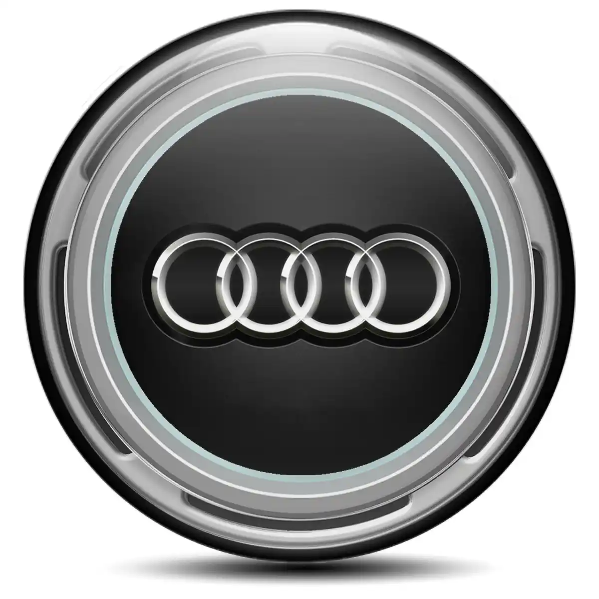 Audi Logo Silicone Badge Tuning Car