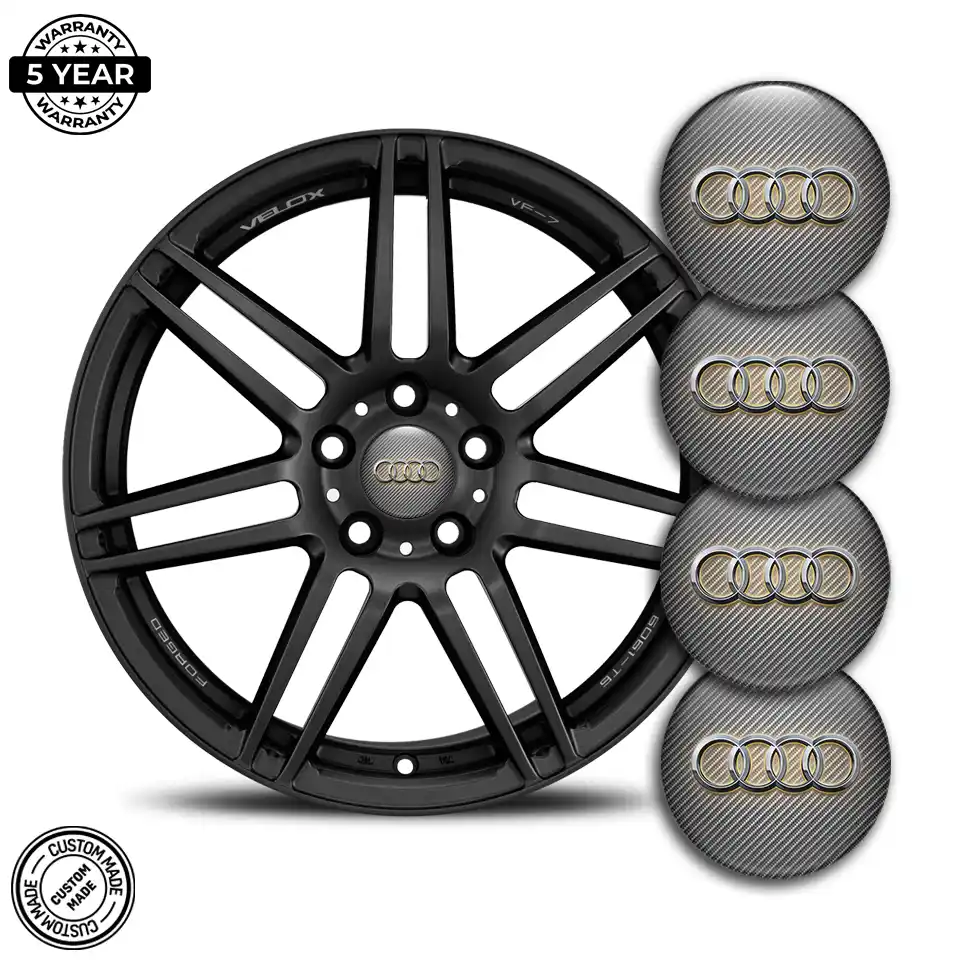 Audi Logo Silicone Emblem Branded Edition