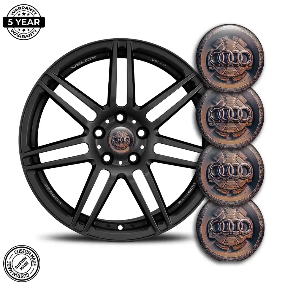 Audi Logo Silicone Emblem Exterior Design