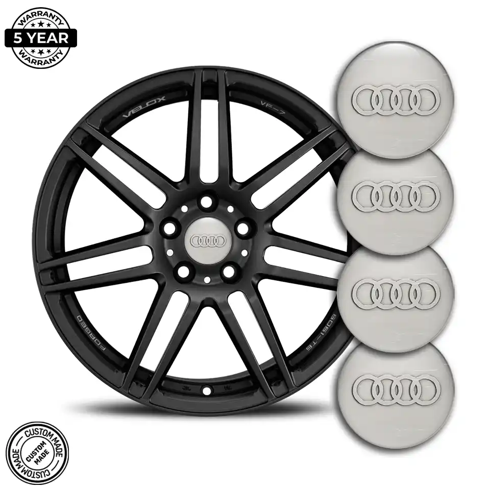 Audi Logo Silicone Emblem Self-Adhesive Sport X