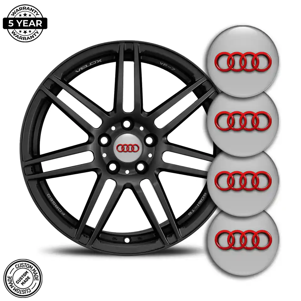 Audi Logo Silicone Emblem Stylish Design