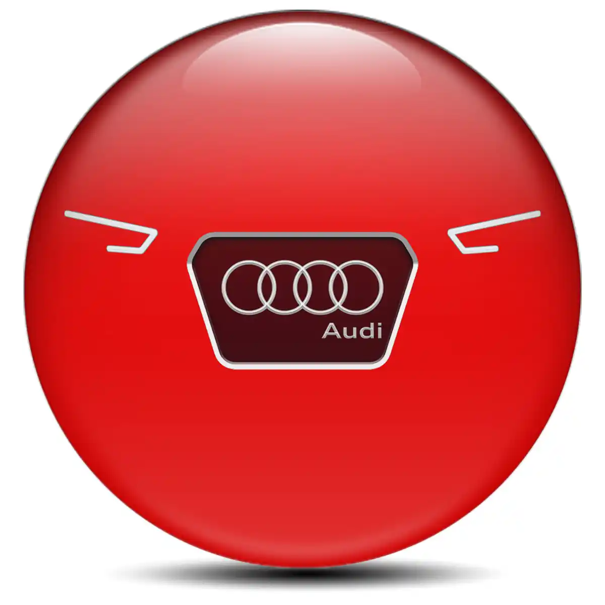 Audi Logo Silicone Emblem Tuning Car