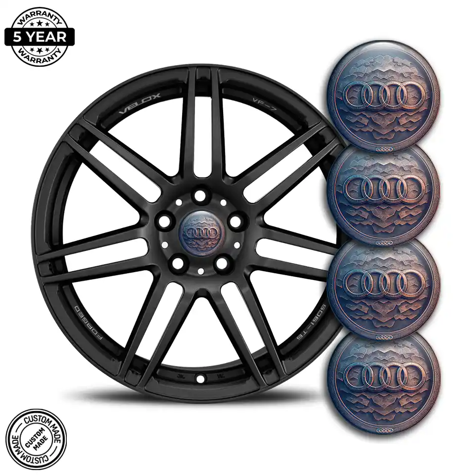 Audi Logo Silicone Sticker Limited Edition