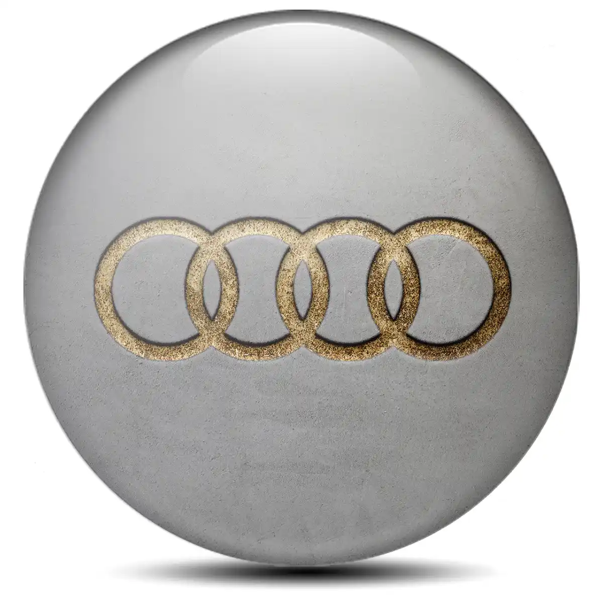Audi Logo Silicone Sticker Premium Resin