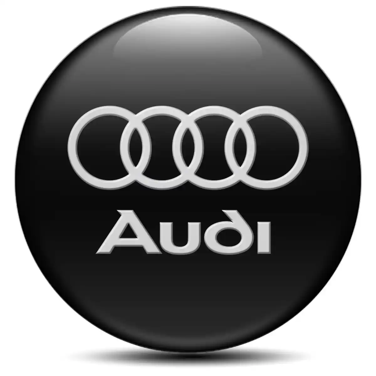 Audi Logo Silicone Sticker Self-Adhesive Sport X