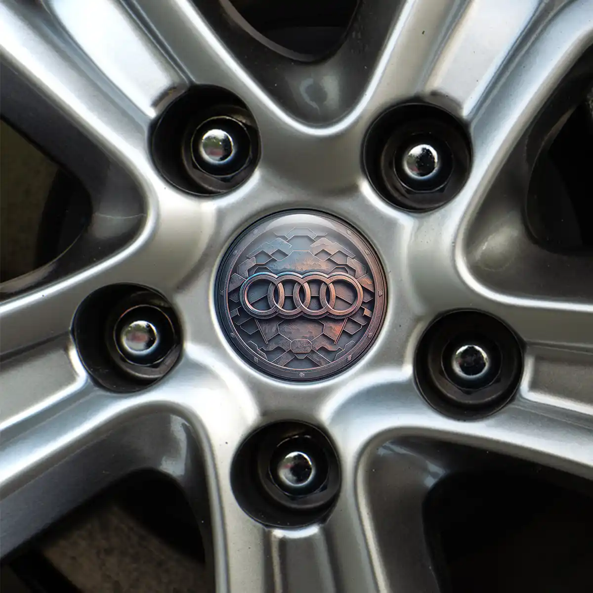Audi Logo Sticker Exterior Design