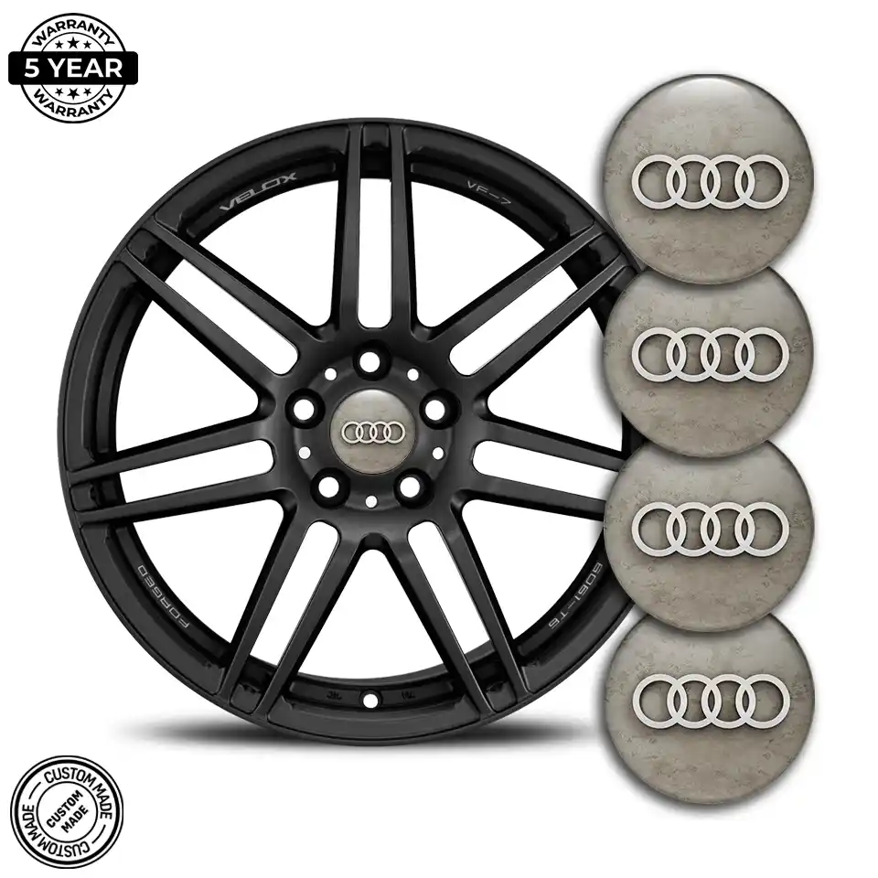 Audi Logo Sticker Premium Resin
