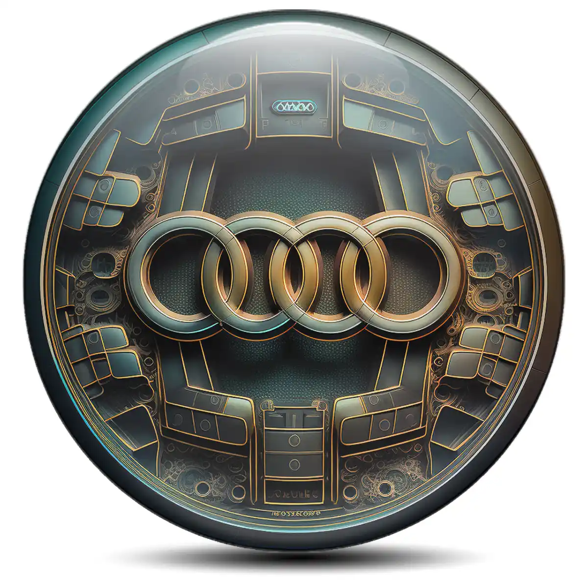 Audi Logo Sticker Tuning Car