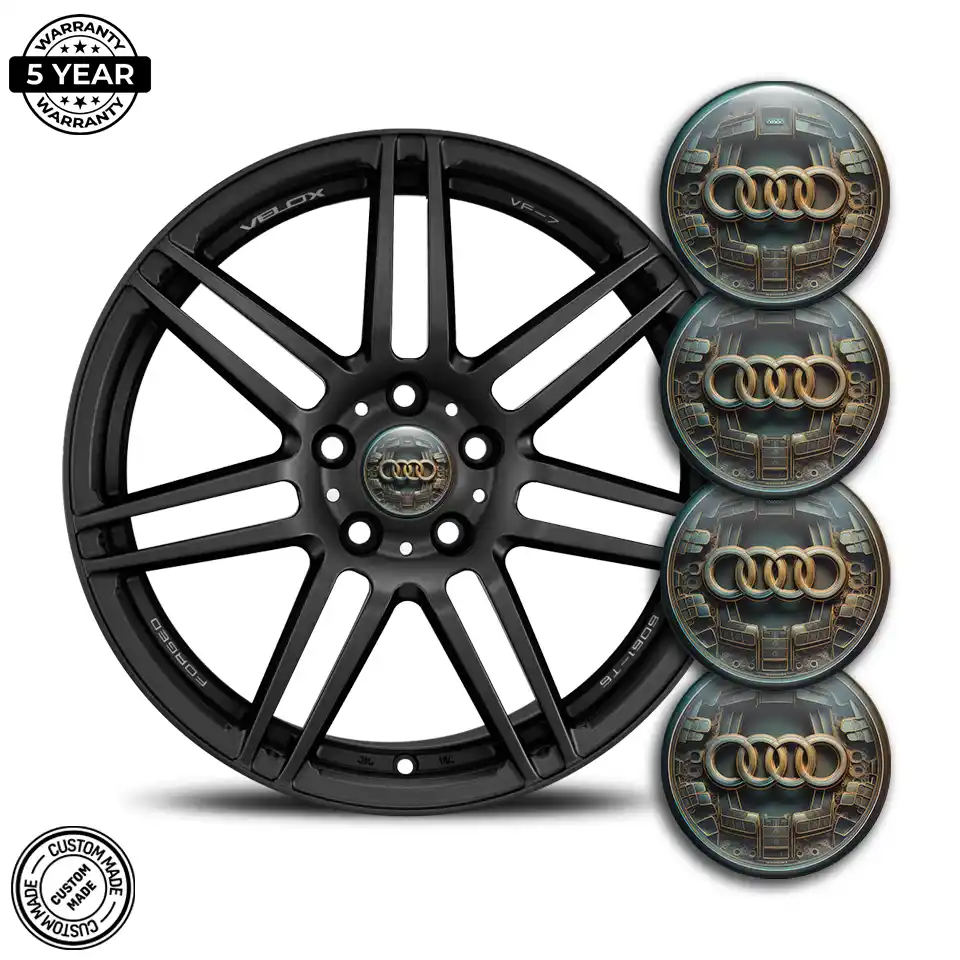 Audi Logo Sticker Tuning Car