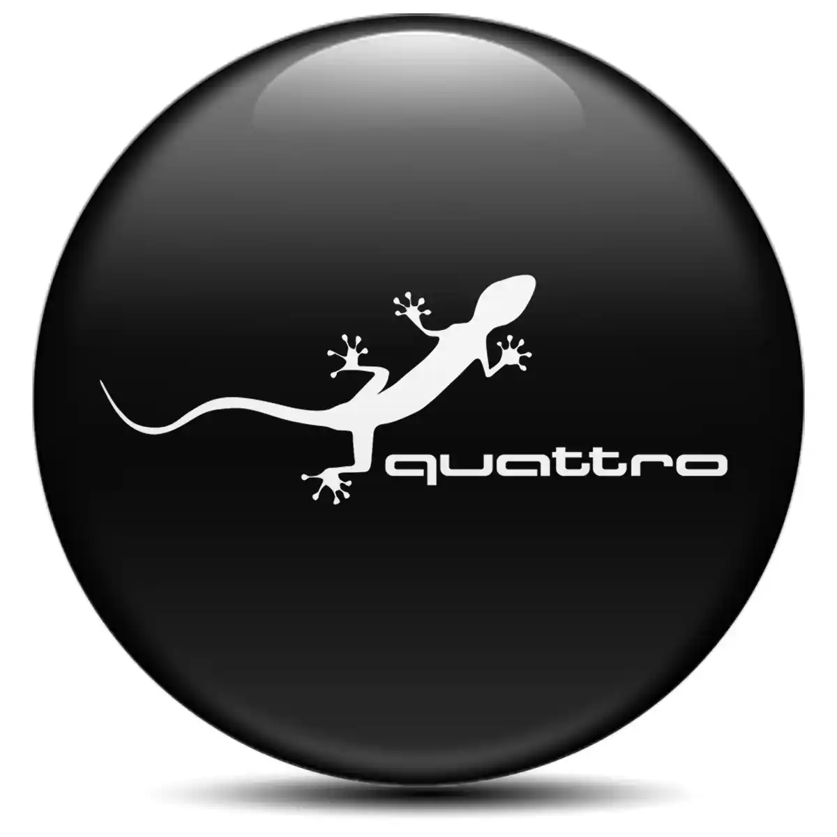 Audi Quattro Sticker Epoxy 3D Gel Stylish Design