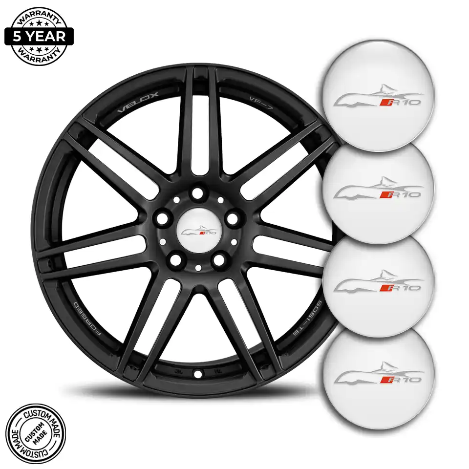 Audi R10 Domed Sticker Stylish Design