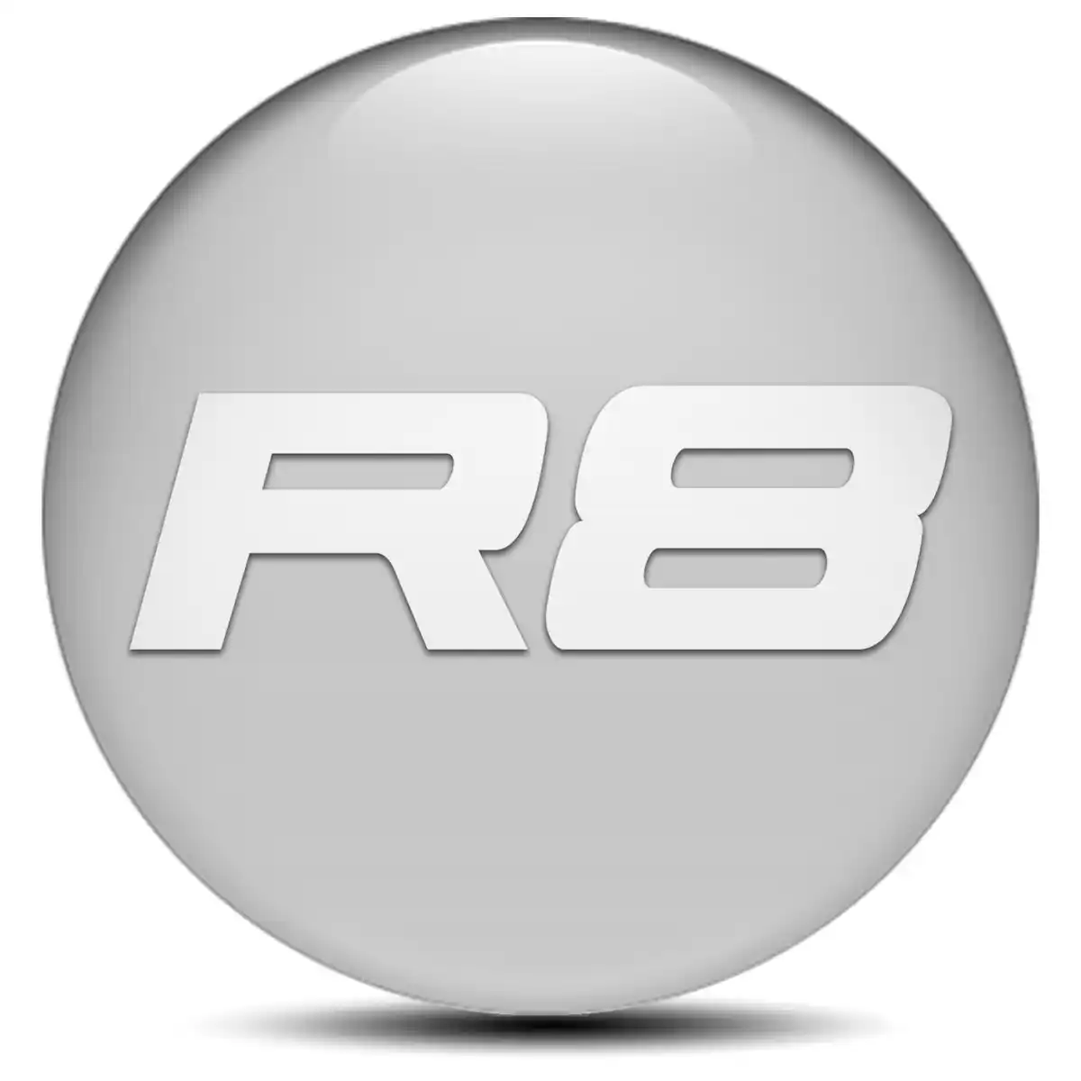 Audi R8 Logo Silicone Badge Stylish Design
